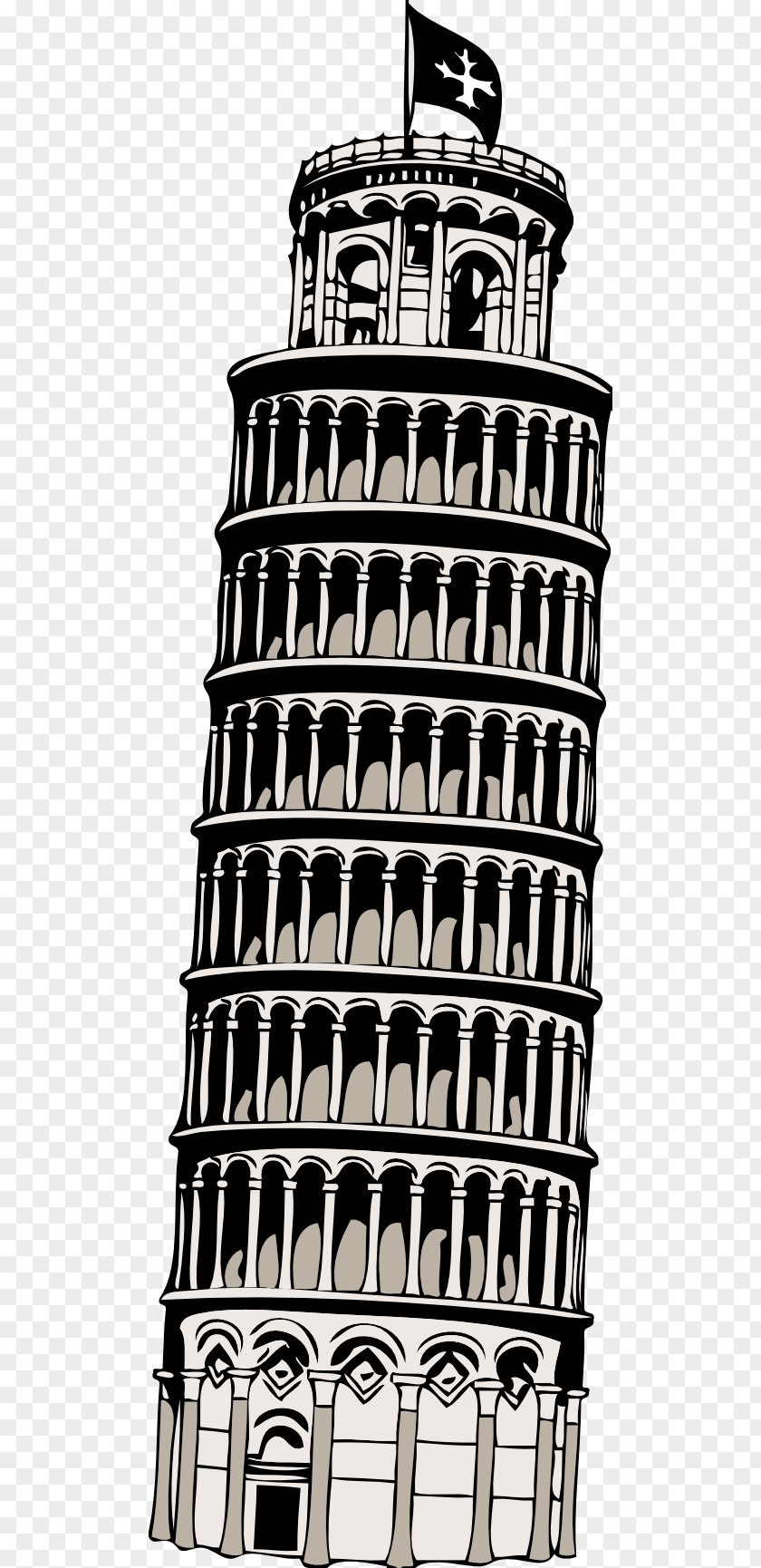 Leaning Tower Of Pisa Eiffel Clip Art PNG