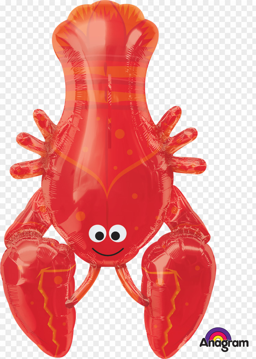 Lobster Mylar Balloon Crayfish Seafood Boil PNG
