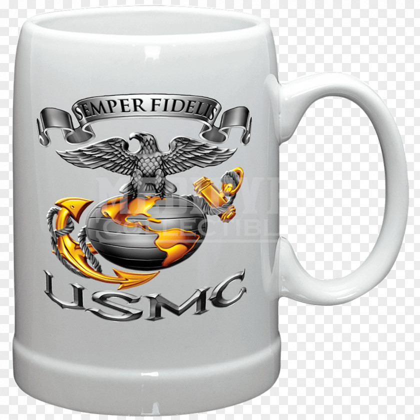 Mug Beer United States Marine Corps Tankard Semper Fidelis PNG