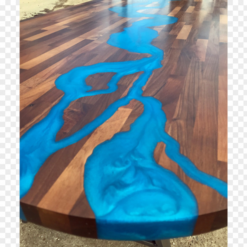 Waxing Legs Table Dining Room Furniture Live Edge Epoxy PNG