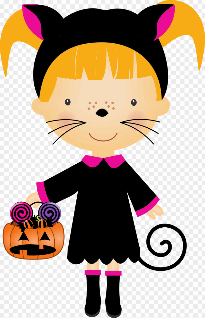 Halloween Child Costume Clip Art PNG