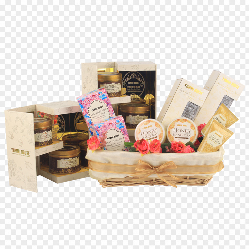 Honey Bee Nest Food Gift Baskets Hamper Yummi House Chinese Cusine Box PNG