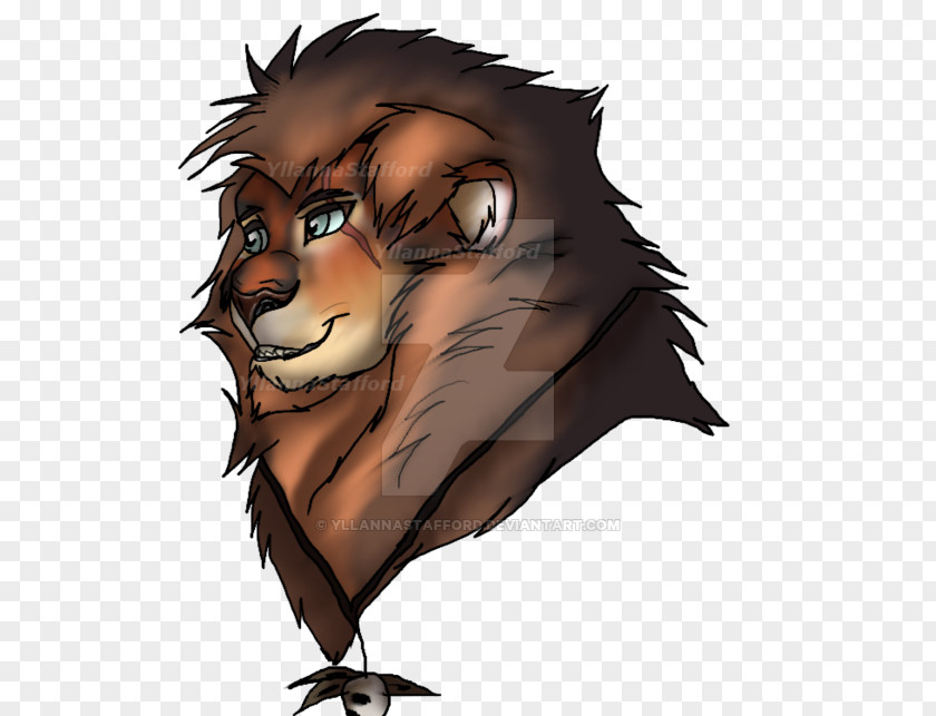 Lion Illustration Cat Cartoon Facial Hair PNG