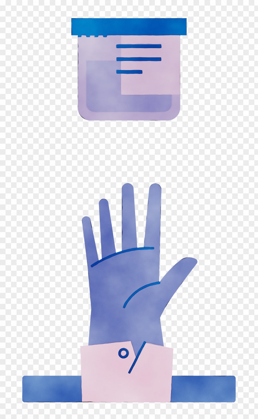 Medical Glove Plastic Glove Electric Blue M Cobalt Blue / M PNG