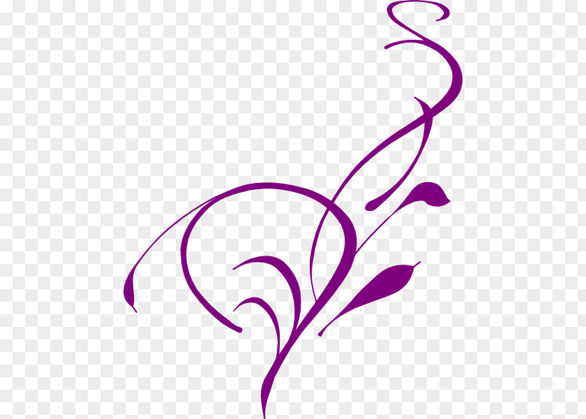 Purple Borders Vine Drawing Clip Art PNG