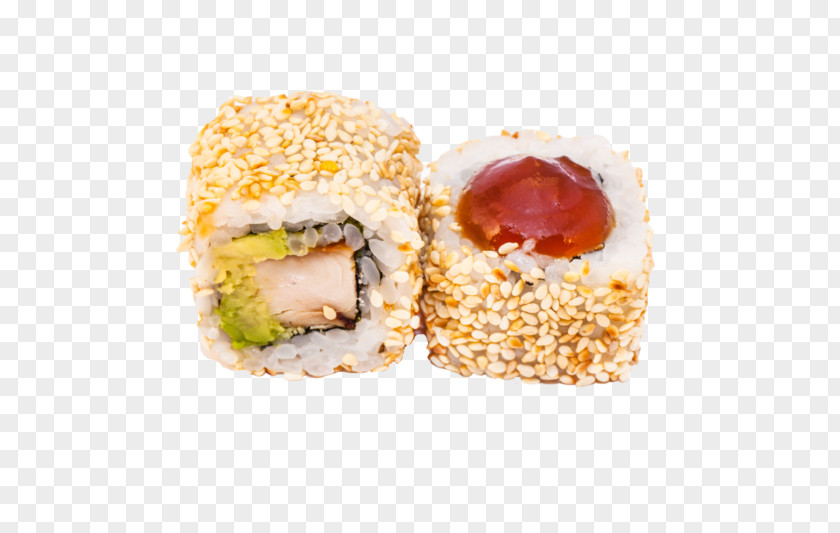Sushi California Roll Makizushi Smoked Salmon Caesar Salad PNG