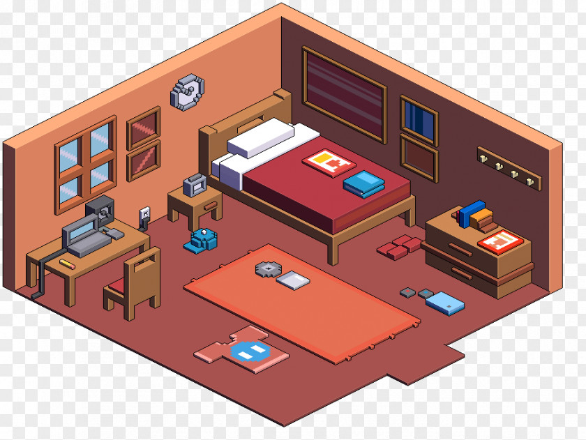 Angle Isometric Projection Graphics In Video Games And Pixel Art PNG