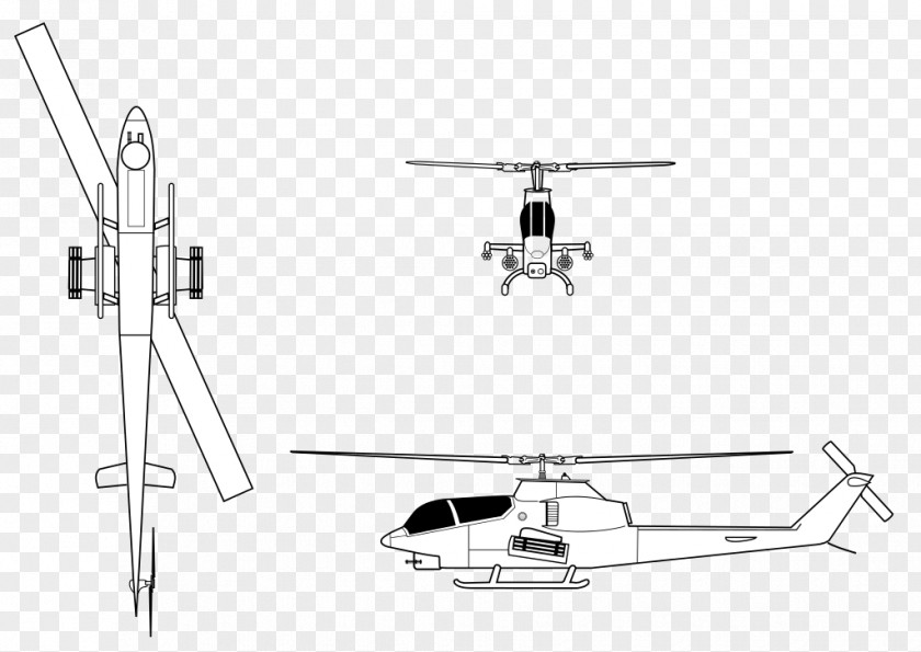 Helicopter Rotor Bell AH-1 Cobra SuperCobra AH-1Z Viper PNG