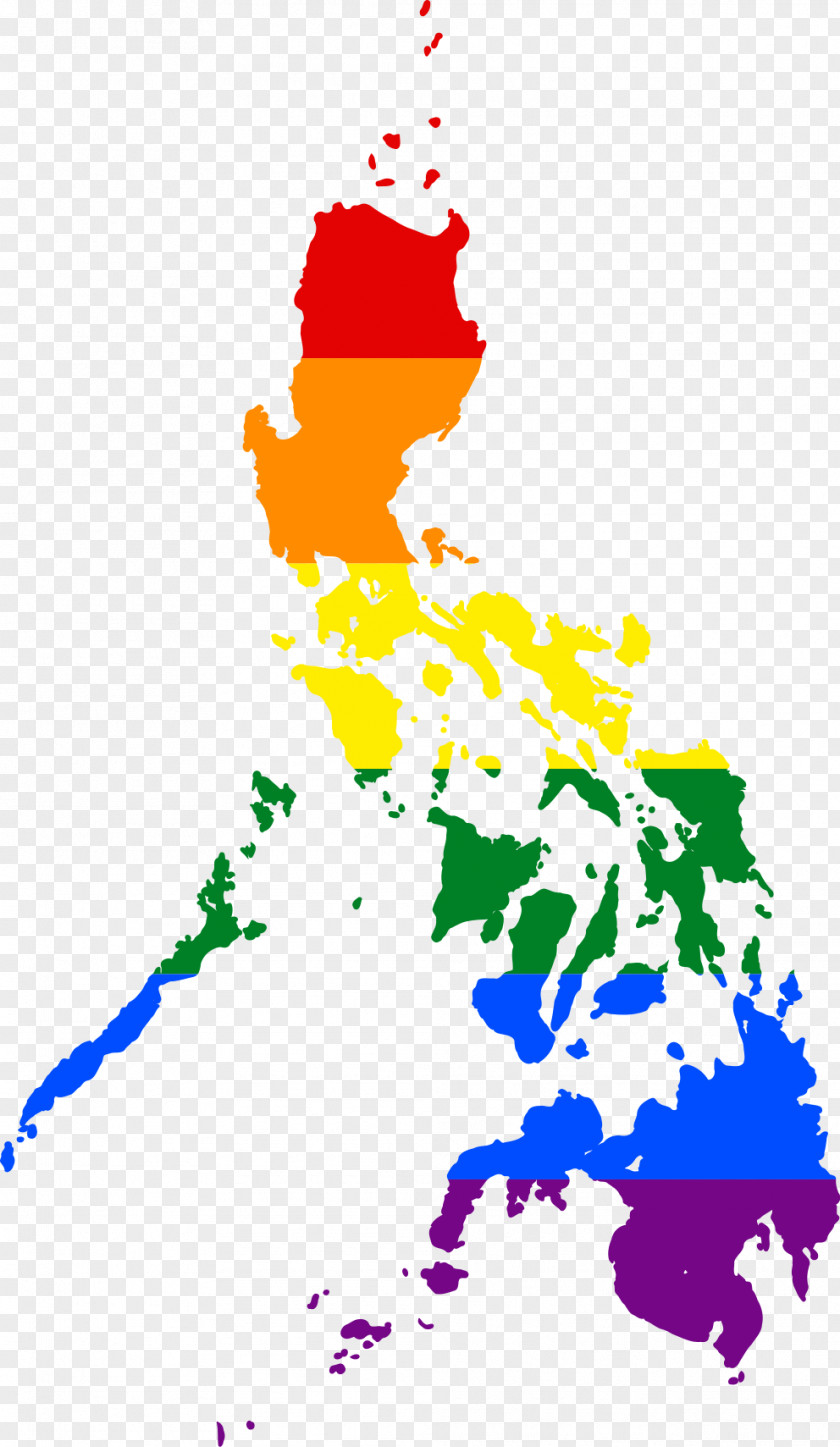 Philippines Flag Of The Vector Map PNG