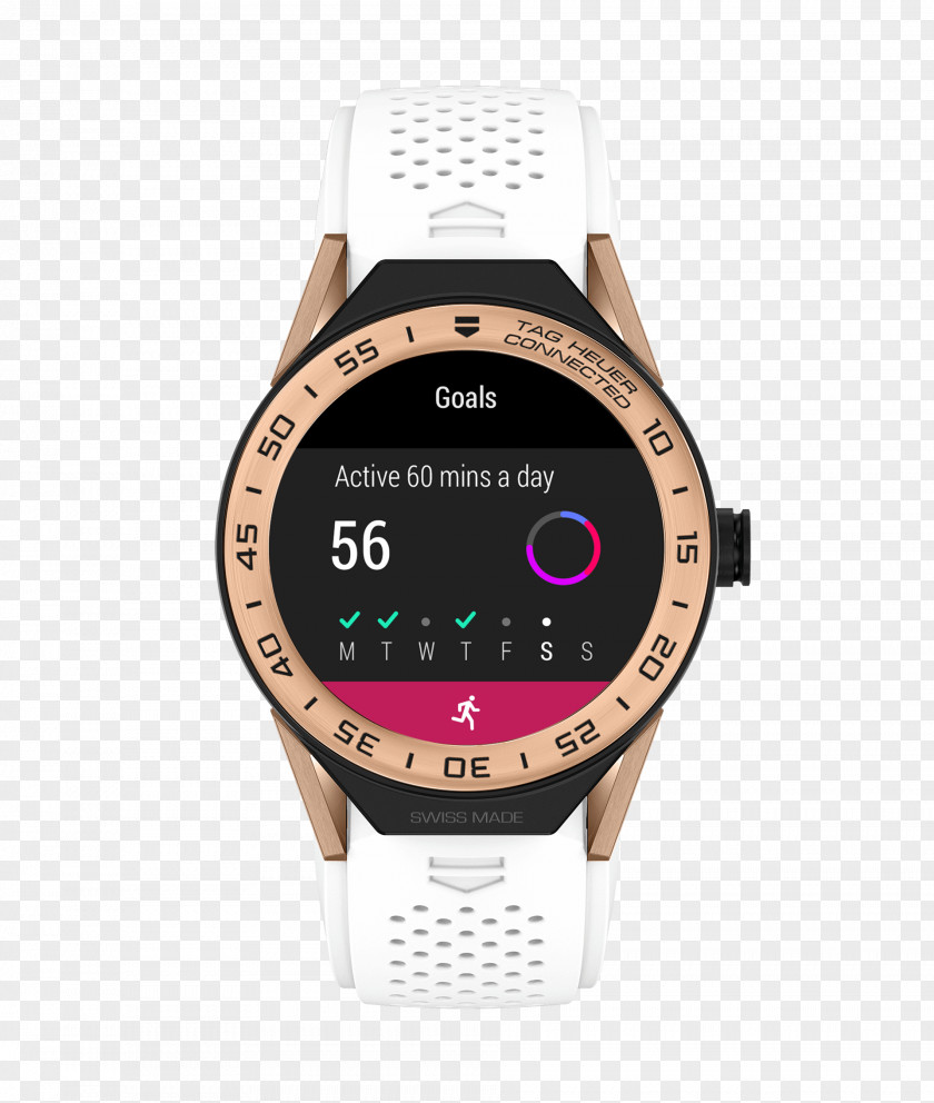 Gold Price Tag TAG Heuer Connected Modular Smartwatch PNG