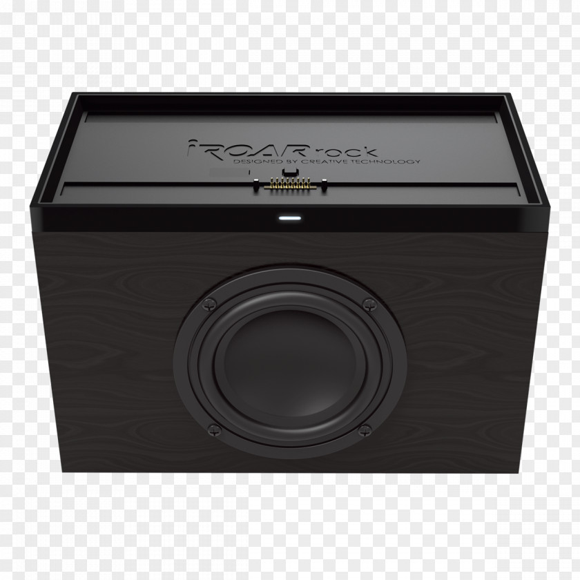 Docking Subwoofer For IRoar SpeakerBlack LoudspeakerCreative Technology Sound Blaster X-Fi Creative Rock PNG