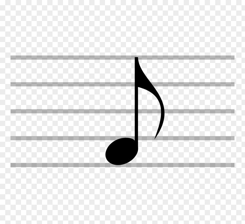 Eighth Notes Sixteenth Note Staff Musical Notation PNG