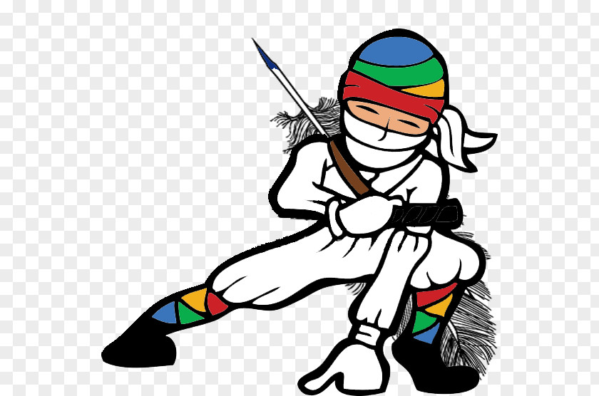 Ninja Drawing Sword Line Art Clip PNG