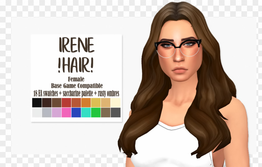 Red Velvet Bad Boy Irene The Sims 4 Maxis Hair PNG