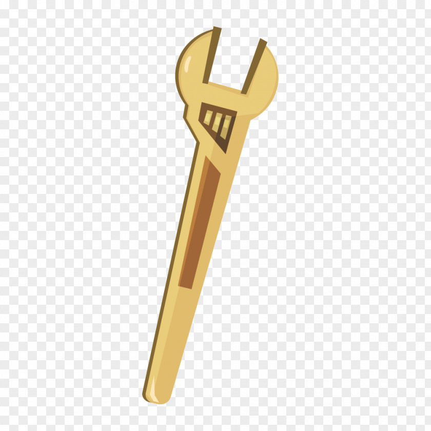 Yellow Tool Spanner Wrench Euclidean Vector Download Icon PNG