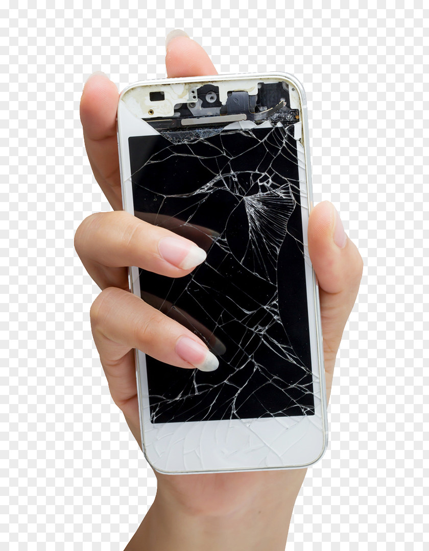 Broken Glass Telephone Recycling Smartphone IPhone Mobile Telephony PNG
