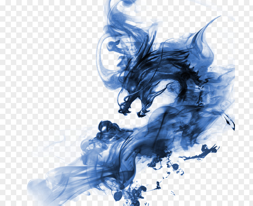 Ink Dragon China Chinese PNG