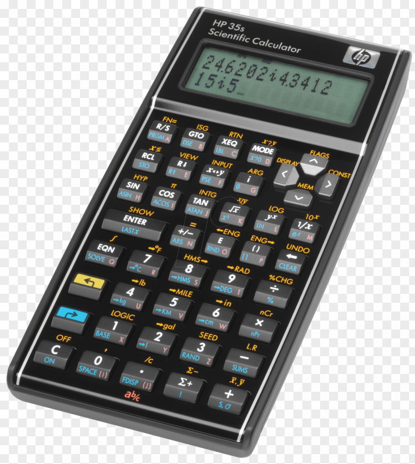 Calculator Hewlett-Packard HP 35s Scientific Programmable Reverse Polish Notation PNG