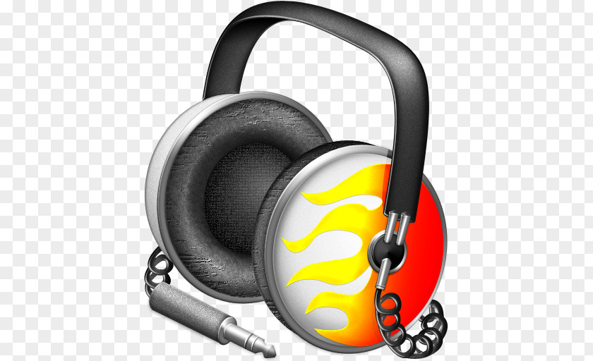 Flame Headphones ITunes Apple Icon Image Format PNG
