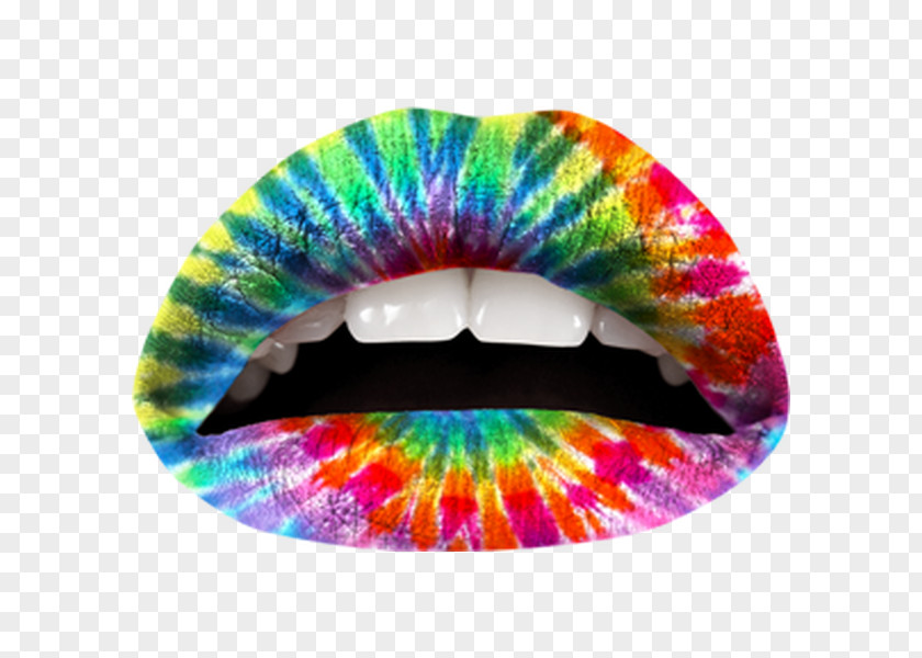 T-shirt Tie-dye Violent Lips Food Coloring PNG