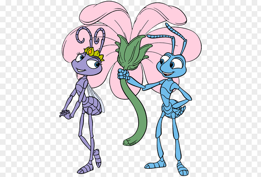 A Bugs Life Flik Princess Atta Clip Art PNG