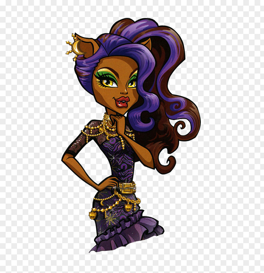 Doll Monster High Original Gouls CollectionClawdeen Wolf Ever After Barbie PNG