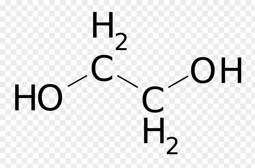 Ethylene Diurea Glycol Propylene Diol Structural Formula PNG