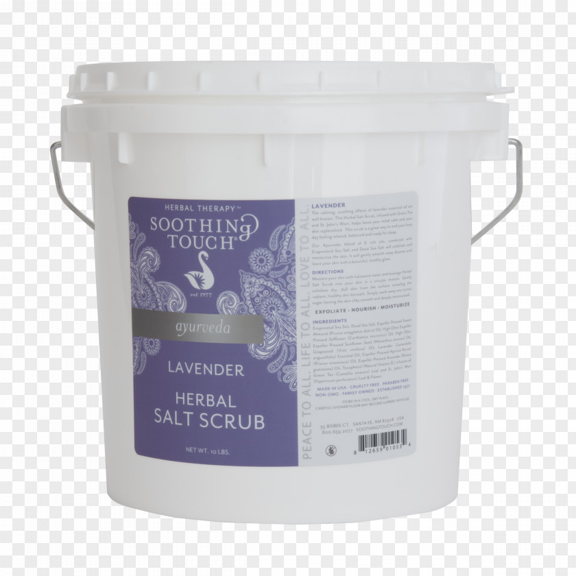 Green Tea Soothing Touch Salt Lavender PNG