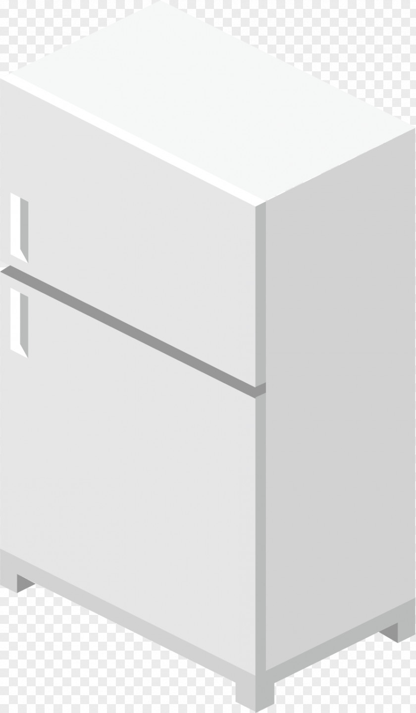Refrigerator Vector Material Nightstand Drawer PNG