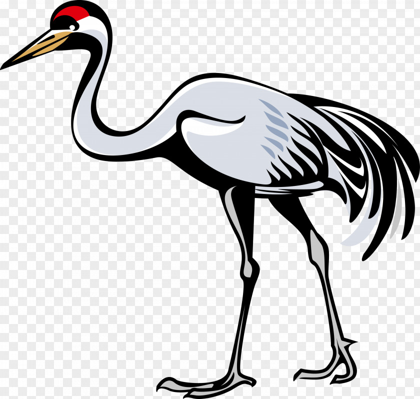 Crane Bird Heraldry Symbol PNG