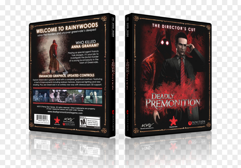 Director Cut Deadly Premonition Xbox 360 Director's Cover Art PlayStation 3 PNG