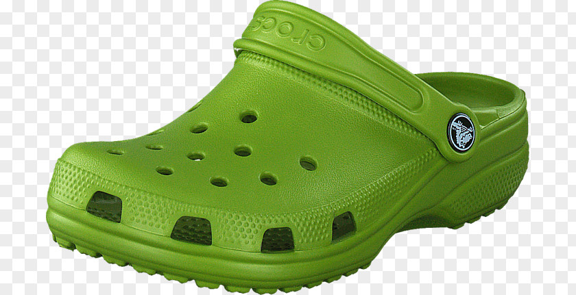 Sandal Slipper Crocs Shoe Green PNG