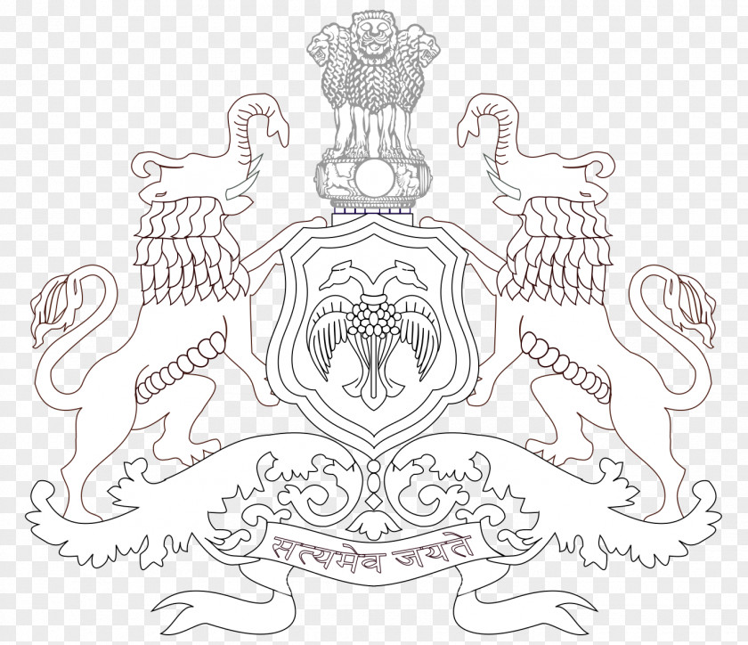 Seal Of Arkansas Simha Drawing Line Art PNG