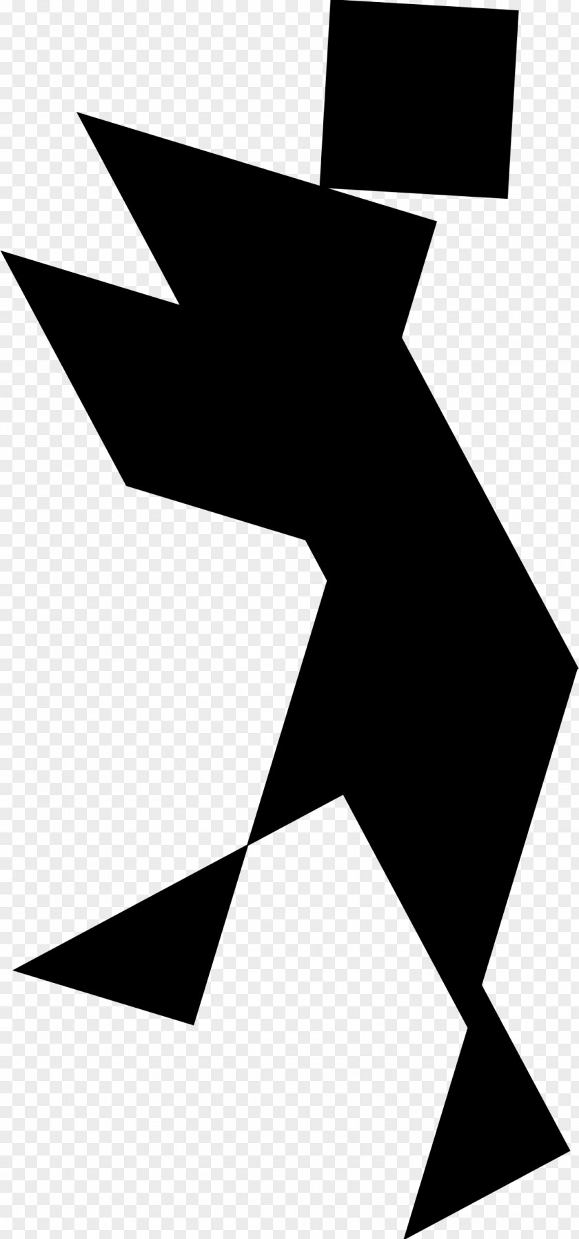 Tangram Triangle Clip Art PNG