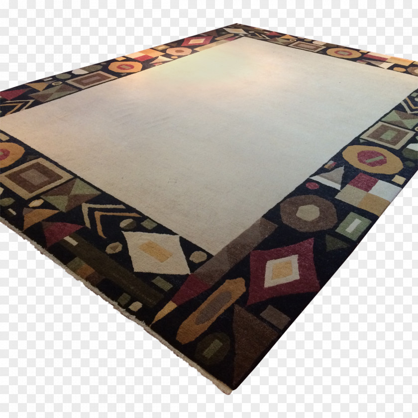 Woolen Glass Rectangle Carpet PNG