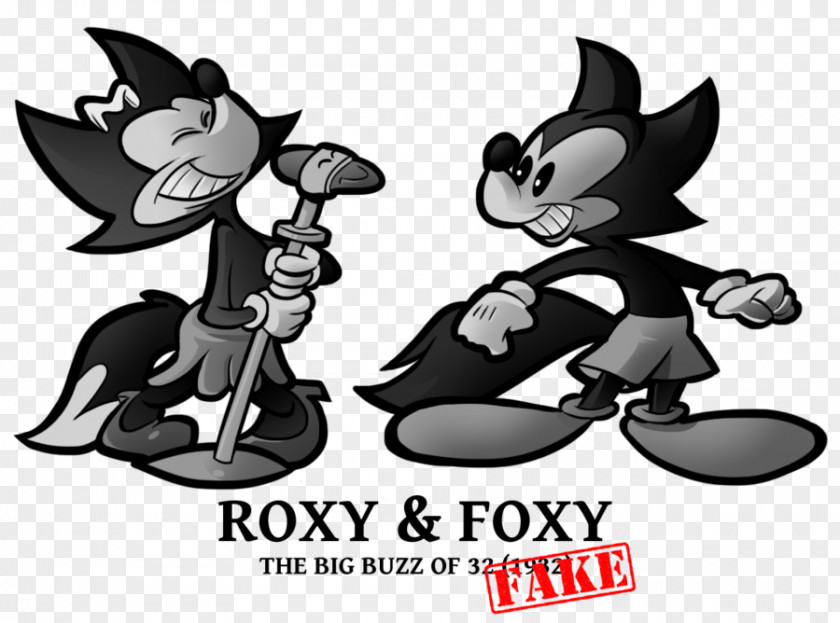Cat Foxy Bosko Goopy Geer Oswald The Lucky Rabbit PNG