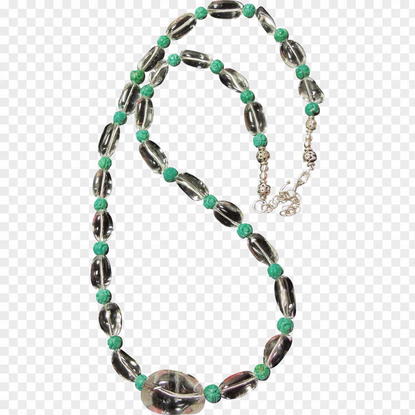 Jet Bead Bracelet Rosary Necklace PNG