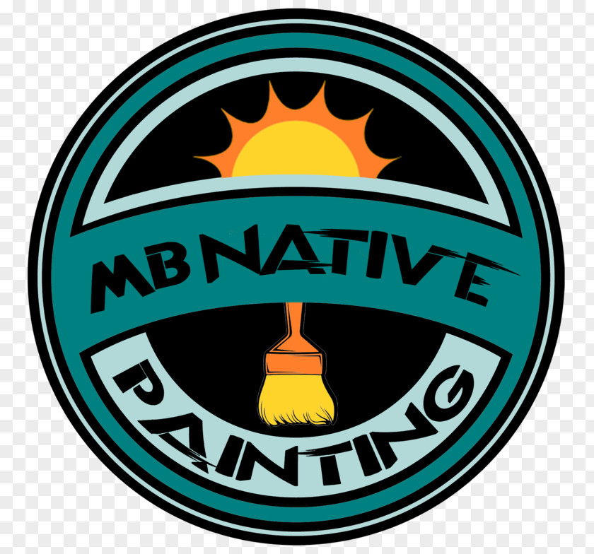 Watercolor Native Logo Brand Signage Clip Art PNG
