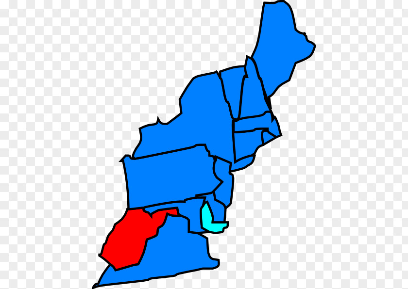 West Virginia Connecticut Map Clip Art PNG