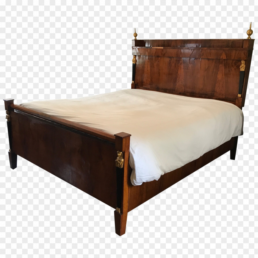 Wood Bed Frame Headboard Furniture PNG