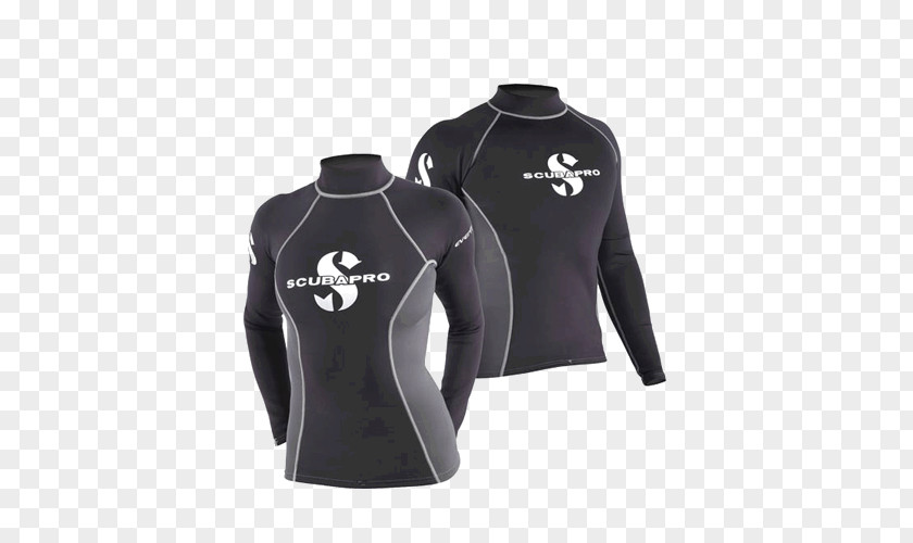 Diving Equipment T-shirt Rash Guard Scuba Wetsuit Scubapro PNG