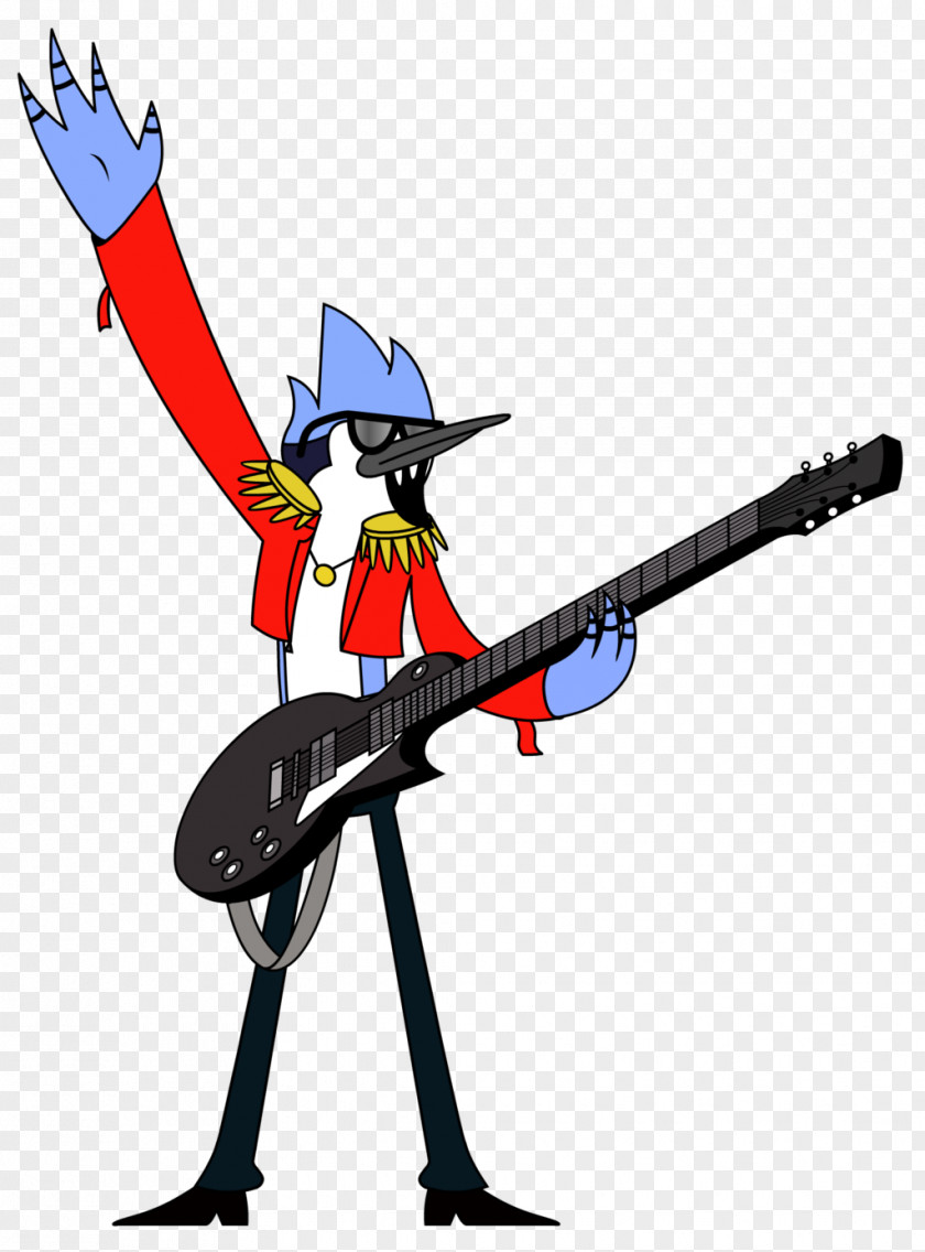 Guitar Mordecai Rigby DeviantArt PNG