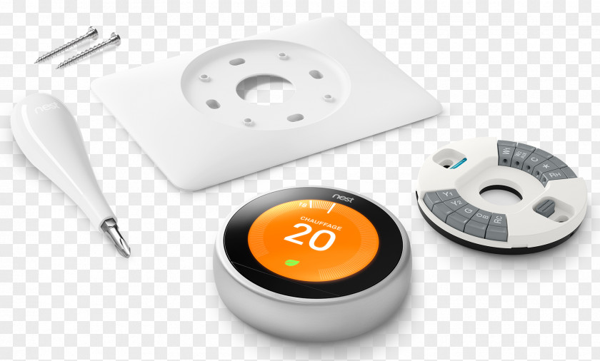 Montesa Cota Nest Thermostat (3rd Generation) Learning Labs Smart PNG