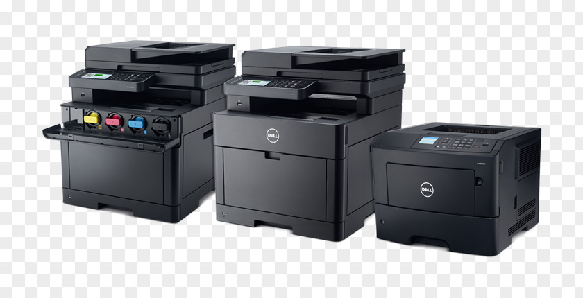 Printer Dell Multi-function Laser Printing Image Scanner PNG