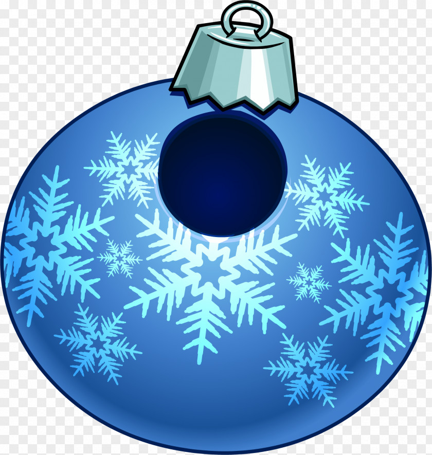 Snowflake Club Penguin Entertainment Inc Christmas Ornament Decoration PNG
