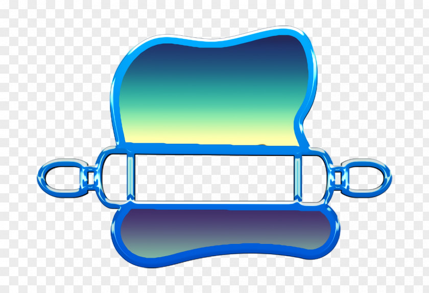 Blue Rolling Pin Icon PNG