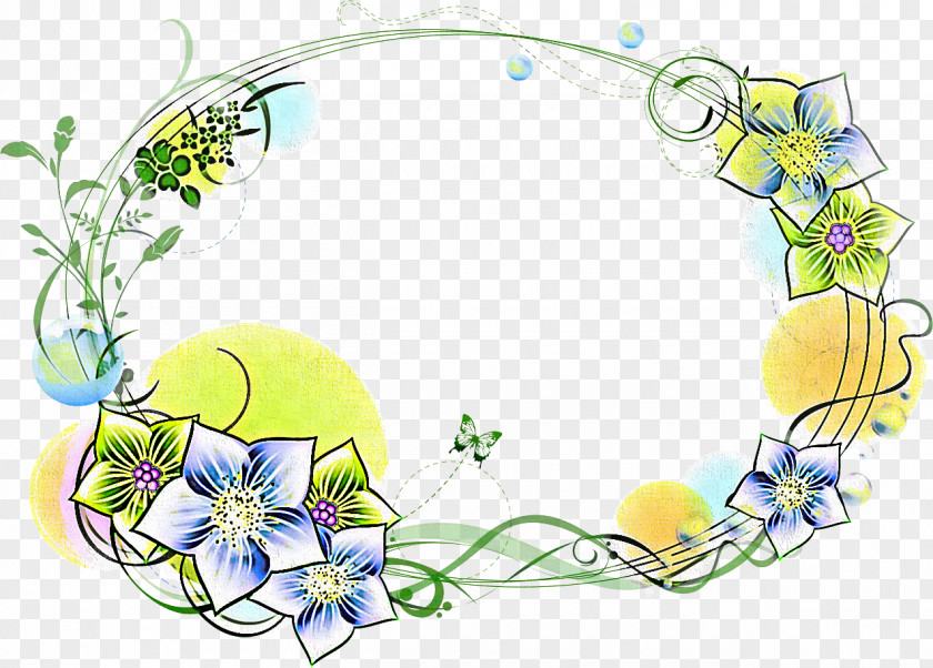 Flower Frame Floral PNG