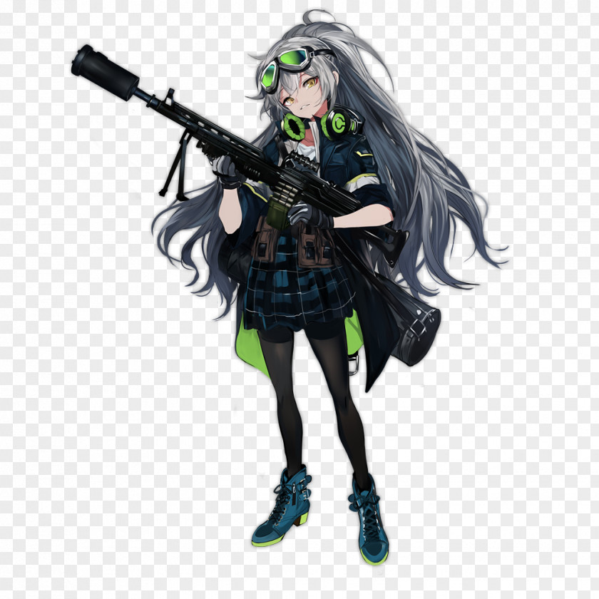 Girl's Girls' Frontline AEK-999 Machine Gun 6P62 PNG