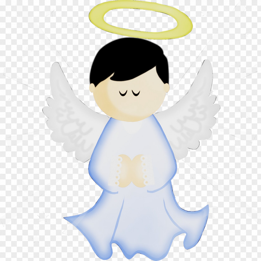 Wing Supernatural Creature Angel White Cartoon Fictional Character Clip Art PNG