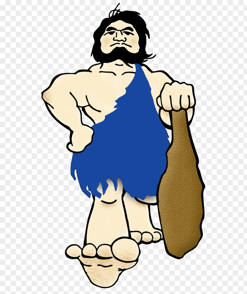 Caveman Logo Clip Art PNG